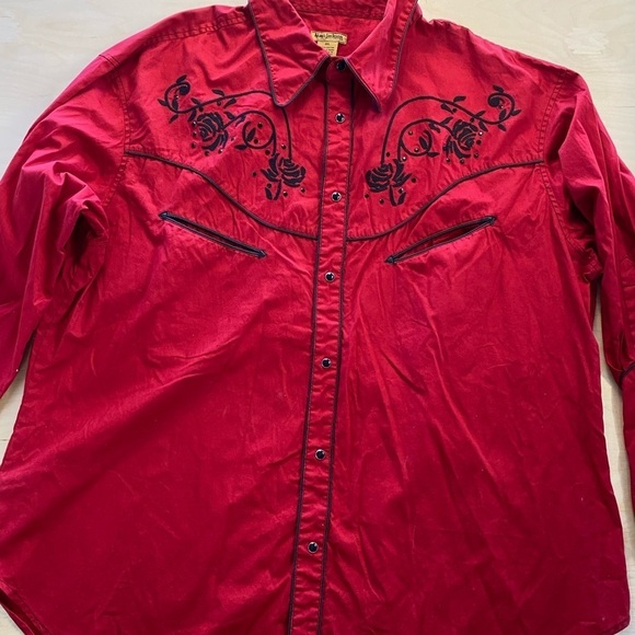 Alan Jackson Western Snap front Dress Shirt size XXL (DI) - Picture 2 of 12